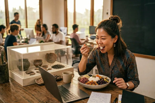 Karbohidrat Nasi sebagai Sumber Energi Utama Aktivitas Padat cover